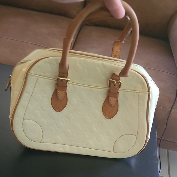 Louis Vuitton Monogram Vernis Summit Drive Handbag Pearl - Picture 1 of 12